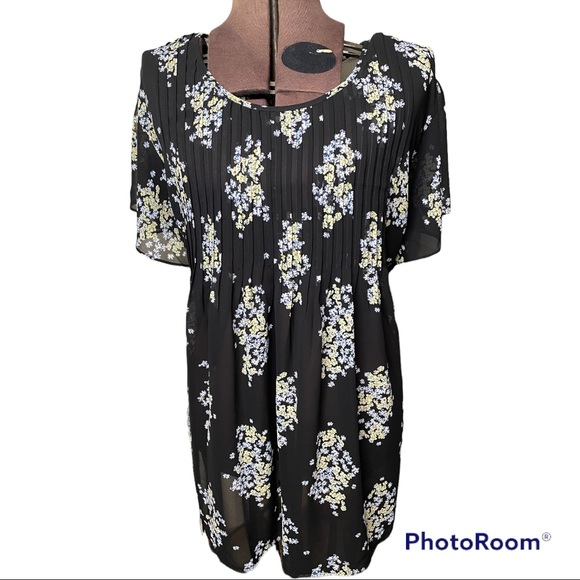 In Every Story Sheer floral midi dress 5X - Picture 1 of 7